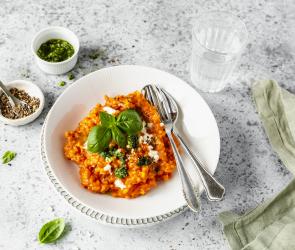 Tomate-Mozzarella-Risotto
