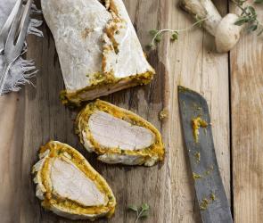 Schweinefilet im Kürbis-Brotteig