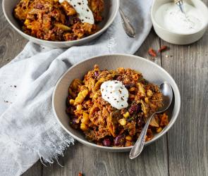 Mexikanischer Wirsingtopf