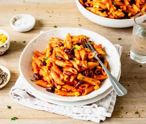 Schnelle One-Pot-Pasta mexikanisch.