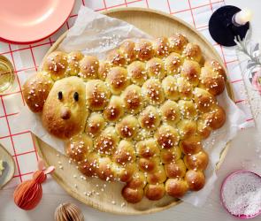 Das Rezept für dein Osterlamm auf Hefeteig.