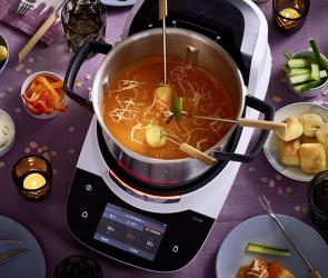 Pizza Fondue im Cookit.