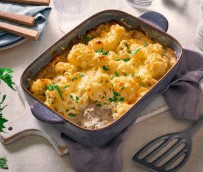 Hackfleisch Blumenkohl Auflauf