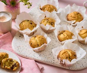 Glutenfreie Muffins mit Schokostückchen