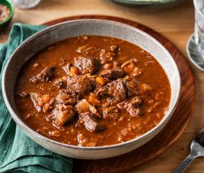 Hirschgulasch