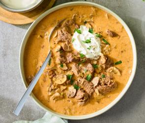 Boeuf Stroganoff