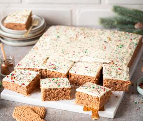 Weicher Spekulatiuskuchen vom Blech