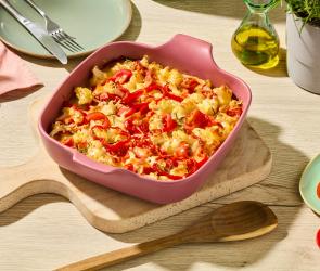 Polenta-Gemüse-Auflauf mit Blumenkohl