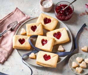 Liebesbrief-Kekse Valentinstag