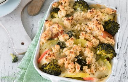Kartoffel-Gemüse-Gratin
