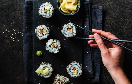 Vegetarische California Rolls