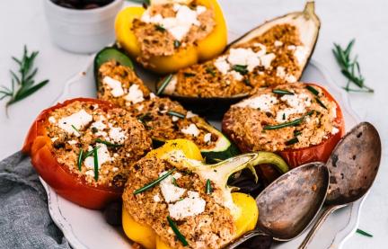 Gefülltes Gemüse mit Feta