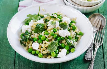Grüner Zartweizensalat