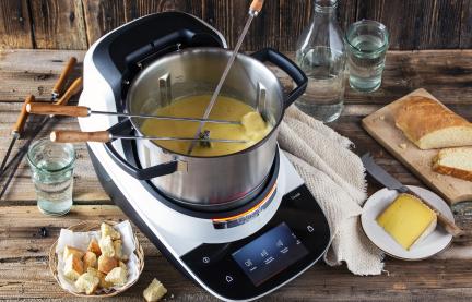 Schweizer Käsefondue im Cookit.
