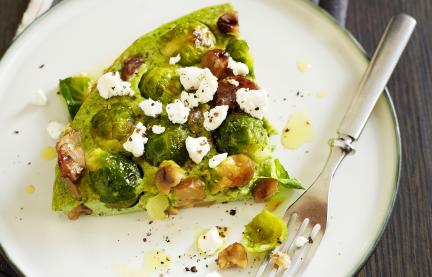 Maronen-Rosenkohl-Frittata