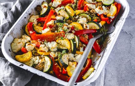 Hackfleisch-Feta-Auflauf