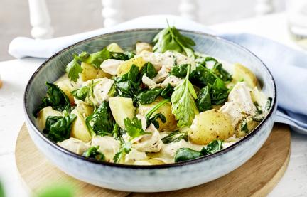 One-Pot Kartoffeln mit Hähnchen