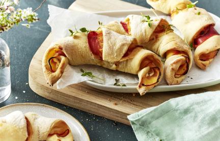 Flammkuchen-Hörnchen