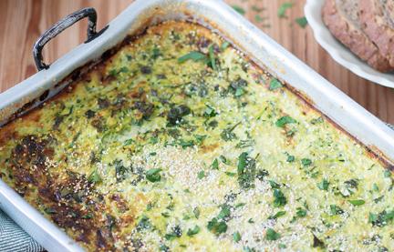 Leichter Zucchiniauflauf