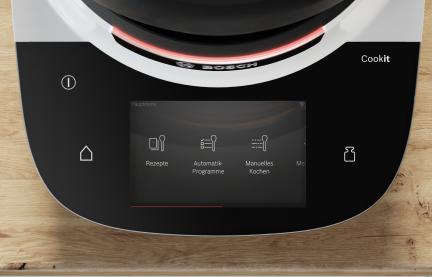 Close-up Bedienoberfläche des Cookit