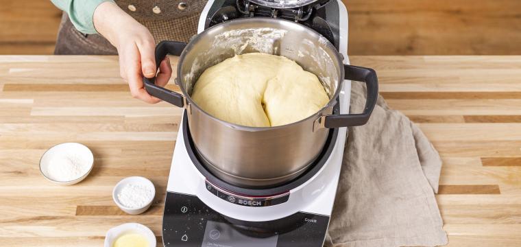 Hefeteig geht im Cookit auf. 