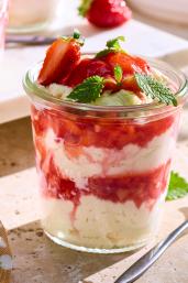 Erdbeeren mit Mascarpone-Creme