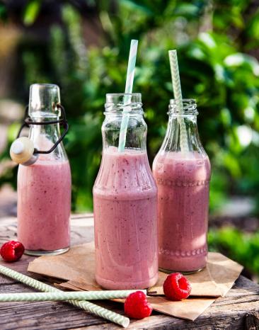 Bananen-Himbeer-Smoothie