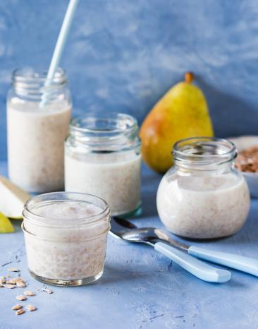 Dinkel-Birne-Brei im Glas