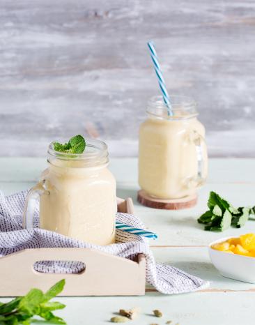 Mango Lassi Mit Kokosmilch