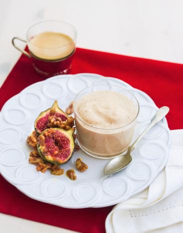 Karamellisierte Feigen mit Zimt-Zabaione