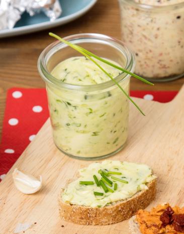 Knoblauchbutter im Cookit