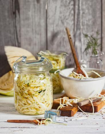 Selbstgemachtes Sauerkraut