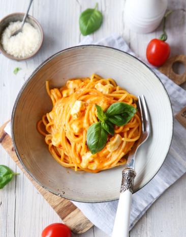 Spaghetti Tomate-Mozzarella