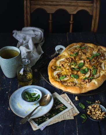 Süße Walnuss-Focaccia
