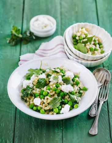 Grüner Zartweizensalat