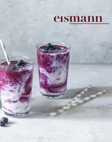 Skyr-Buttermilch-Smoothie mit Waldheidelbeeren