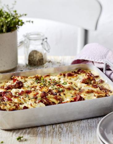 Gyros-Gratin