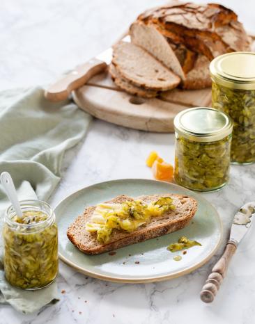 Süße Zucchini- Konfitüre