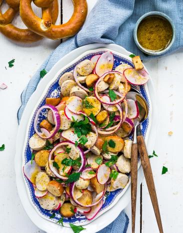 Weißwurst-Salat