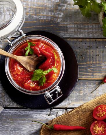 Feurige Kirschtomaten-Salsa