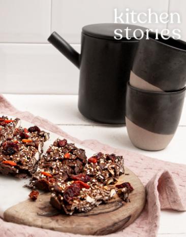 Geröstete Superfood-Schokoladenriegel