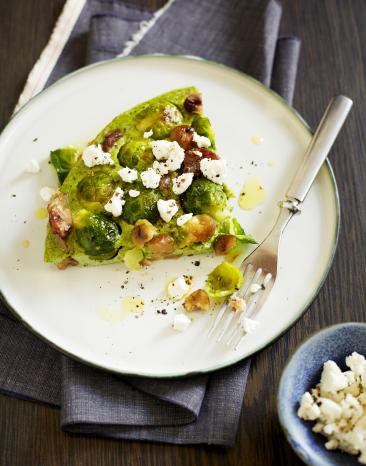 Maronen-Rosenkohl-Frittata