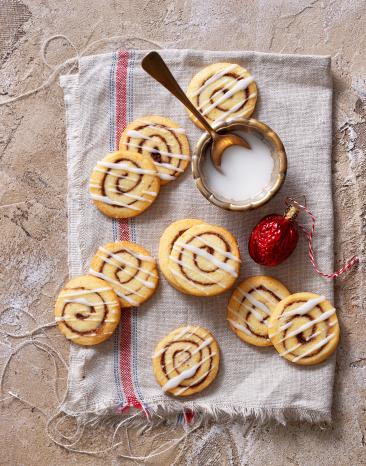 Zimtschneckenplätzchen
