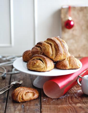Marzipan-Franzbrötchen