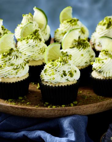 Cupcakes mit Frostig und Limette.