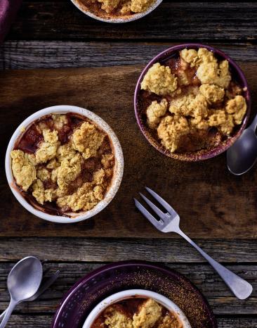 Hafer-Pflaumen-Crumble