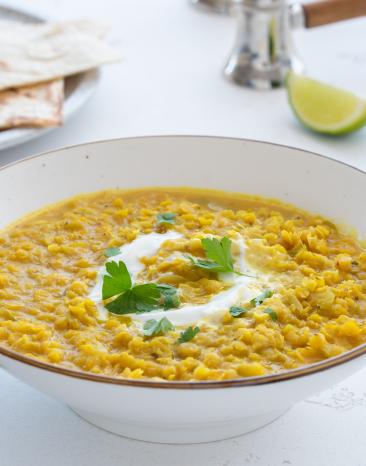 Kokosnuss-Apfel-Ingwer-Dal