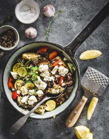 Schneller Hackfleisch-Topf mit Gemüse