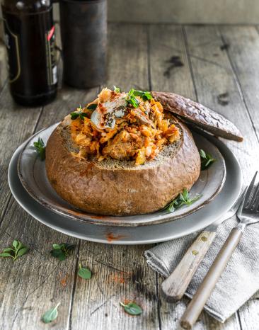 Bigos im Brot