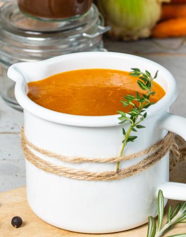 Cookit Rezept für dunkle Bratensauce.